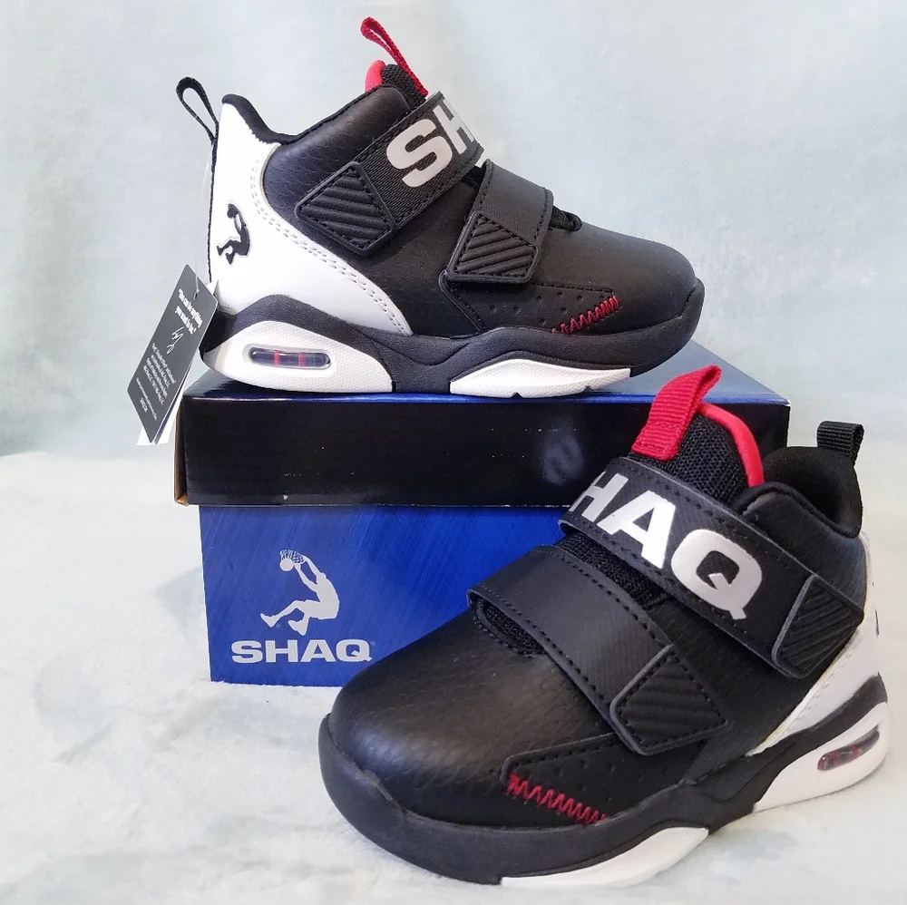 Basketball Shoes Shaq Slip-On Mid Top Toddler Sz 6 New Laceless No Tie Preschool